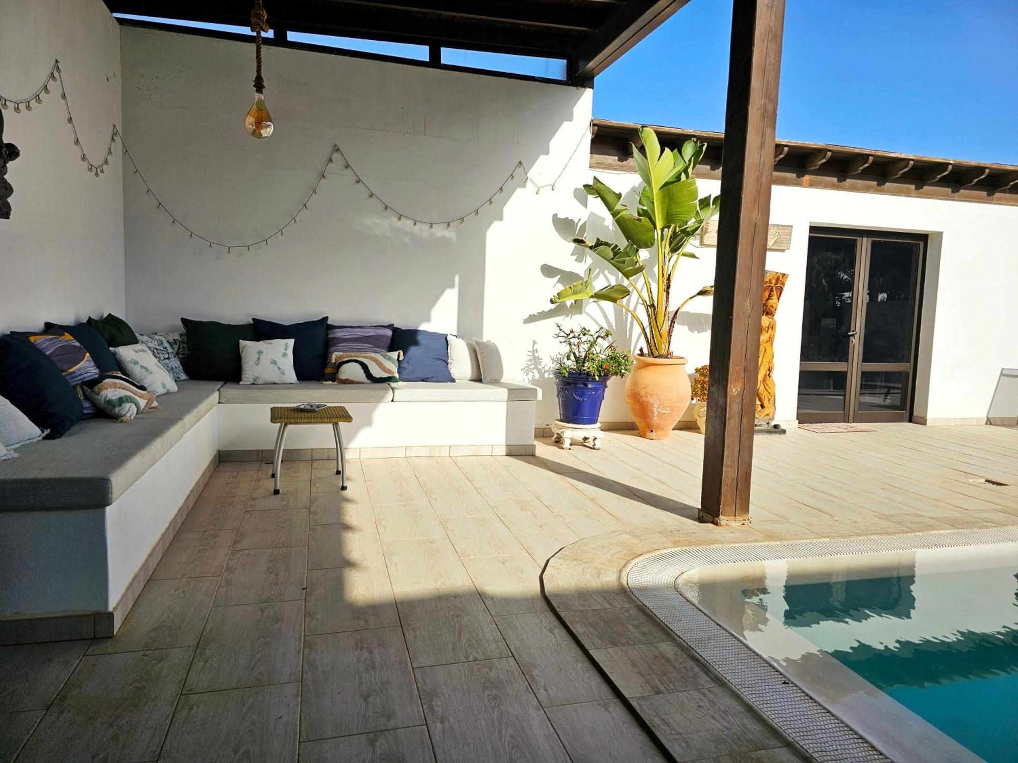 Villa Nazoly, Oasis De Tranquilidad Con Piscina Privada En El Corazon De Lanzarote Nazaret Exterior foto